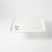 カフェガーデン　トレー　合成漆器　抗菌・すべり止め加工(36cm)