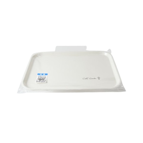 カフェガーデン　トレー　合成漆器　抗菌・すべり止め加工(41cm)