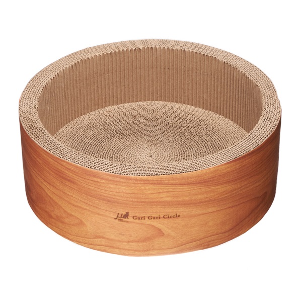 ガリガリサークル スクラッチャー インテリア ティーブラウン ガリガリサークル Gari Gari Circle エイムクリエイツ(ティーブラウン)