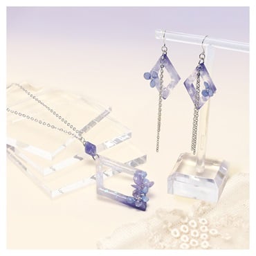 Oneシリコンアクセサリー ネックレス&ピアス