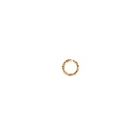 デザイン丸カン 1×6mm 10個入 基礎部材(BJ‐185G/ゴールドメッキ)