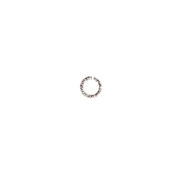 デザイン丸カン 1×6mm 10個入 基礎部材(BJ‐185S/シルバーメッキ)