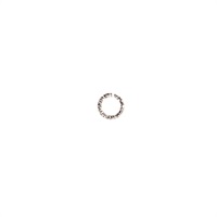 デザイン丸カン 1×6mm 10個入 基礎部材(BJ‐185S/シルバーメッキ)