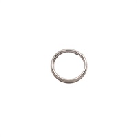 二重カン 約12mm 約10個入 基礎部材(BJ‐189S/シルバーメッキ)