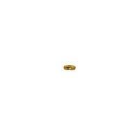 コネクター 10個 ボールチェーン1.2mm用(BJ‐227G/ゴールドメッキ)