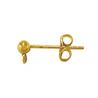 キャッチピアス カン付 2ペア(BJ‐244G/ゴールドメッキ)