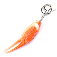 食品サンプルキーホルダー 海産物(蟹爪)
