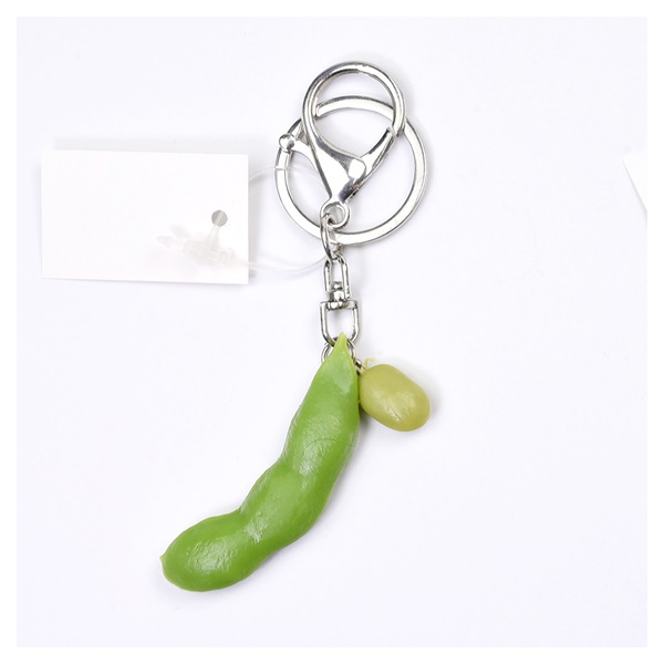 食品サンプルキーホルダー 野菜(枝豆)