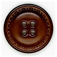 レザー調ボタンAI‐1030 25mm(#46/こげ茶)