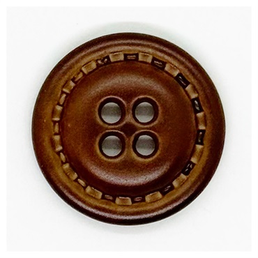 レザー調ボタンAI‐1030 20mm(#46/こげ茶)