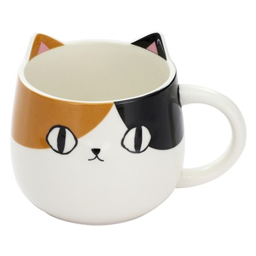 猫3兄弟 顔 マグカップ ミケ | イオンスタイルオンライン 衣料品