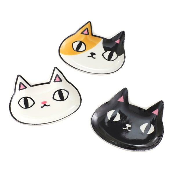 顔小皿 3枚セット 猫3兄弟 | イオンスタイルオンライン 衣料品・暮らし