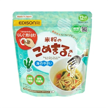 エジソンママ 米粉のこめまるめん  12ヶ月頃～ ベビーフード(4544742906542)