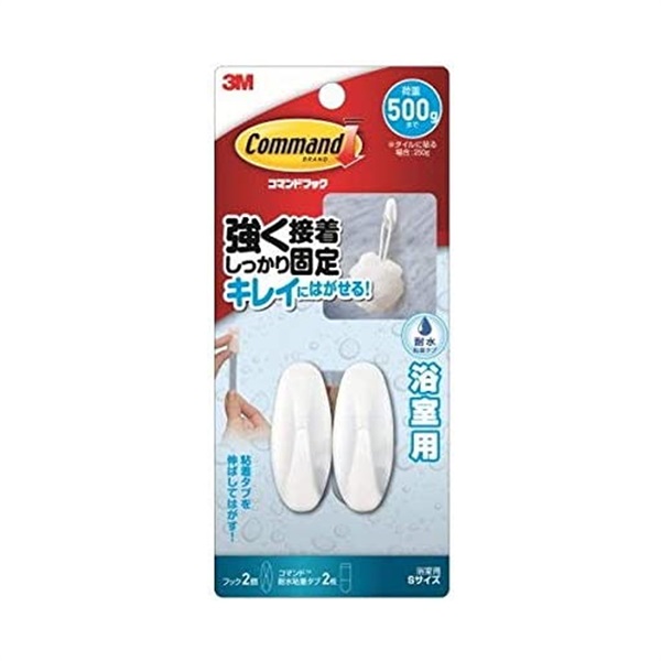 ３M　スリーエム　コマンドフック(浴室用　Ｓ)