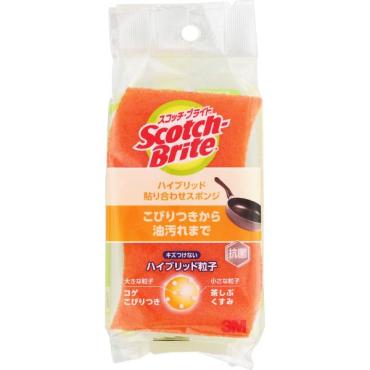 スコッチブライト ハイブリッド 1袋 スコッチ・ブライト Scotch‐Brite スリーエム ジャパン(オレンジ)