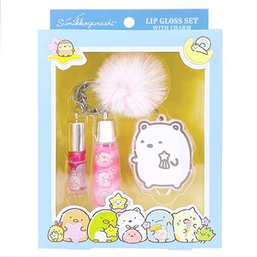 チャーム付 リップグロス すみっコぐらし/星空さんぽ 1個 粧美堂