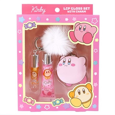 チャーム付 リップグロス 星のカービィ 1個 粧美堂 SHOBIDO 粧美堂