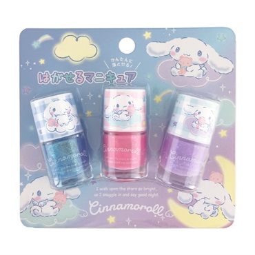 キッズコスメ シナモロール はがせるマニキュア3本セット | イオン