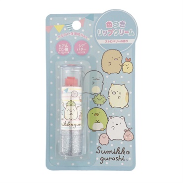 色付リップクリーム すみっコぐらし 1個 粧美堂 SHOBIDO 粧美堂