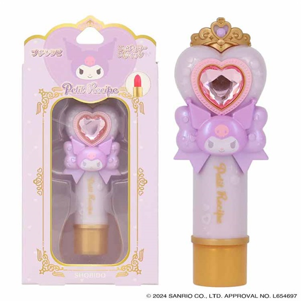 色付リップクリーム <プチレシピ×サンリオ>キッズコスメ 粧美堂(＜プチレシピ×クロミ＞)