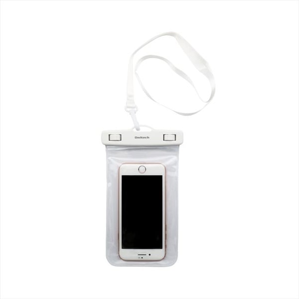 スマートフォン用 防水ケース オールクリアタイプ 　OWL-WPCSP15　オウルテック(OWL-WPCSP15-WH)