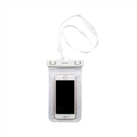 スマートフォン用 防水ケース オールクリアタイプ 　OWL-WPCSP15　オウルテック(OWL-WPCSP15-WH)