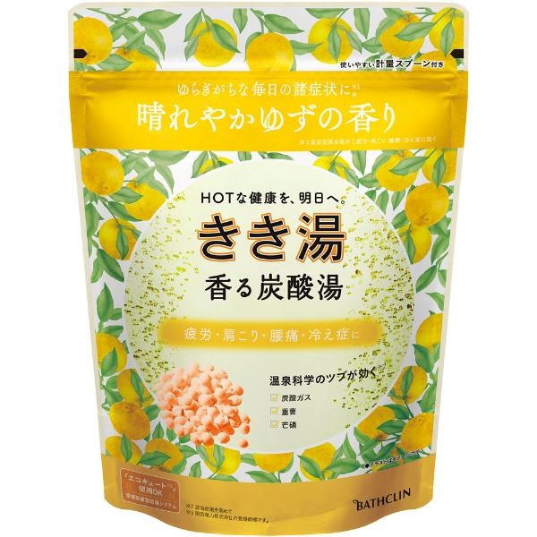 きき湯 香る炭酸湯 ゆずの香り 360g(360g)