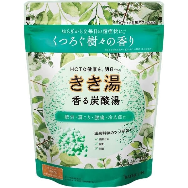 きき湯 香る炭酸湯 樹々の香り 360g(360g)