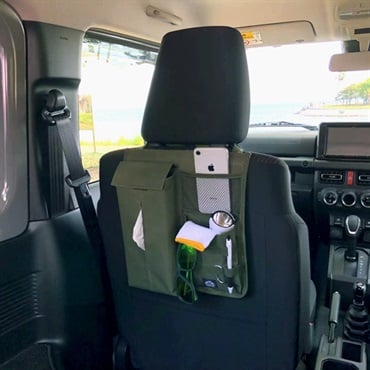 ティッシュカバー＆ポケット オリーブカーキ カー用品 | イオン