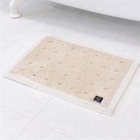 オカ　乾度良好　バスマット　Ag＋　クリーンフット　４５ｘ６０cm　足ふきマット(ベージュ)