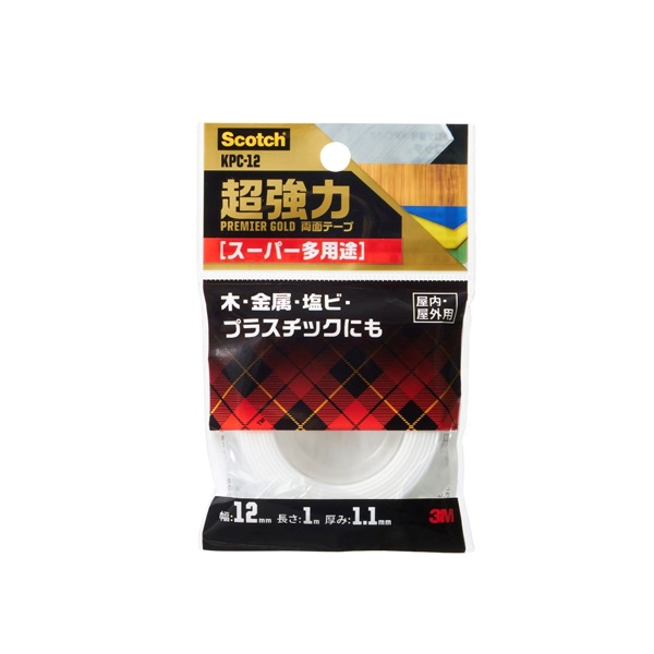 Scotch 超強力　両面テープ　15個セット Amazon.co.jp: 3M 両面テープ 超強力 自動車ダッシュボード用