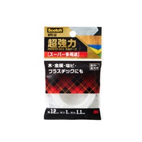 スコッチ 超強力両面テープ プレミアゴールド スーパー多用途 12mm×1m 20巻/箱(KPC‐12)
