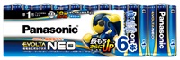 パナソニック　エボルタネオ　アルカリ乾電池　６P(単１形)