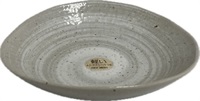 美濃焼　軽量土物　グレー刷毛　食器　陶器(皿大)