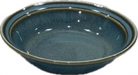 石井商店　美濃焼　メタリックグリーン　陶器(１３．７ｃｍ鉢)