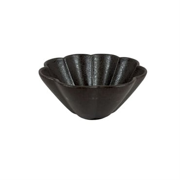 菊花　小鉢(黒)
