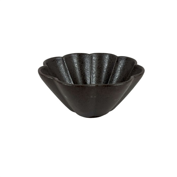 菊花　小鉢(黒)