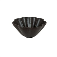 菊花　小鉢(黒)