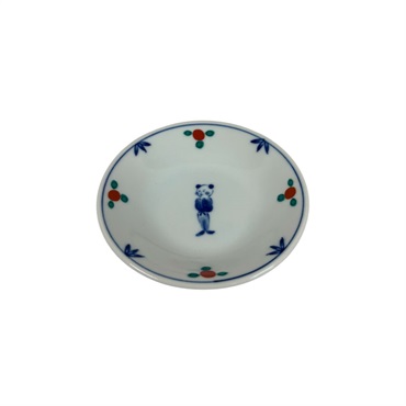 乾隆年製　粉彩唐子文大皿 紅地緑彩唐子図皿 文化遺産オンライン