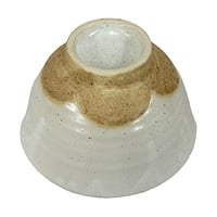 美濃焼　クラフト飯碗　撥水(茶)