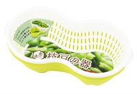 パール金属　食の幸　枝豆の器　(ザル･ボウル)(HB-4068)