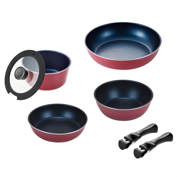 パール金属 スタックプラス ブルーダイヤモンドコートIH対応クック