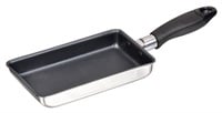 パール金属　IH対応　2層鋼ふっ素加工玉子焼　9.5×17.5㎝(HB-6100)