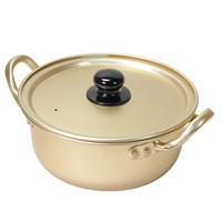 パール金属　韓味家　アルミ製深型ラーメン鍋　18cm　ガス火専用(HC-78)