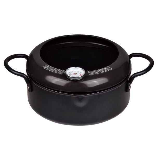 パール金属 涼味家 温度計付両手天ぷら鍋20cm | イオンスタイル