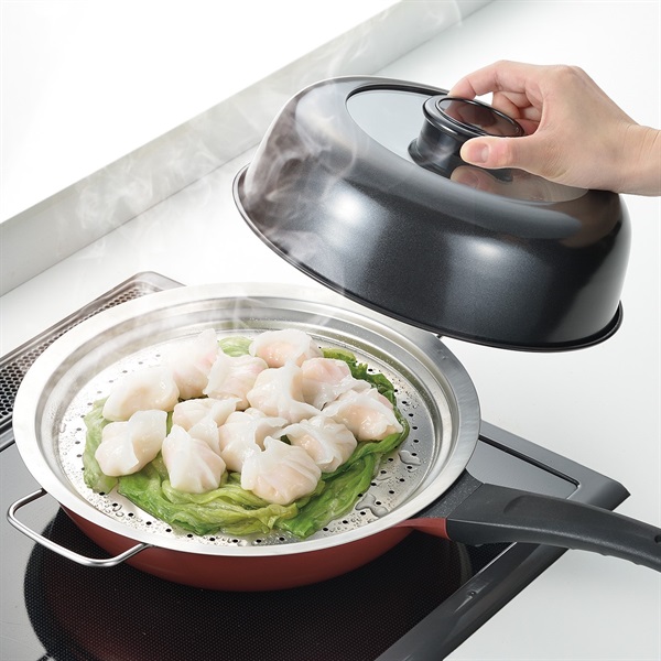 未使用品　角蒸し器　クインパール二重26センチ 品 角蒸し器 クインパール二重26センチ 品 角蒸し器 クインパール二重