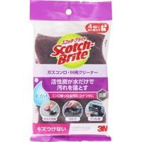 スコッチ・ブライト ガスコンロ・IH用クリーナー GH‐4K 4片 スコッチ・ブライト Scotch‐Brite スリーエム ジャパン(4549395035793)