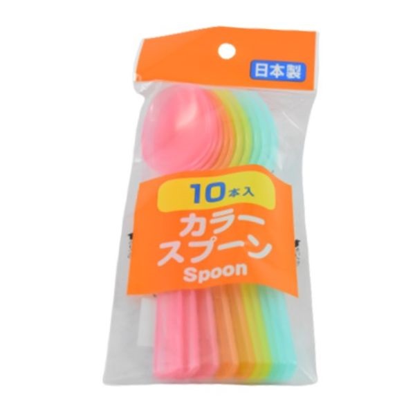 カラースプーン 10本 トップバリュ TOPVALU イオントップバリュ(10本)