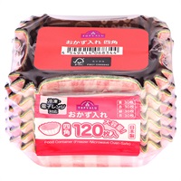 FSC 冷凍・電子レンジ対応おかず入れ  大容量   トップバリュ(四角/120枚入)
