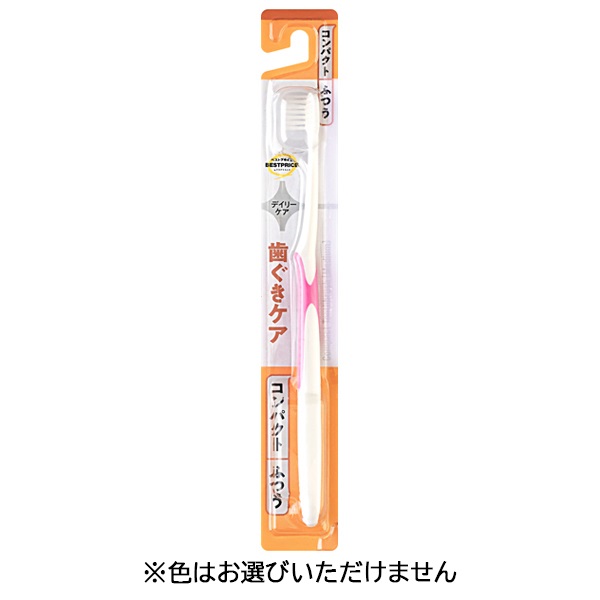 超極細毛 薄型ヘッド ハブラシ コンパクト ふつう 1本    トップバリュベストプライス(コンパクト ふつう)